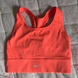 Dri-fit nike women’s sports bra orange sz small
